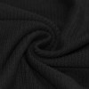Rib Loop Terry Jersey Fabric Black