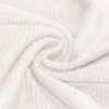 Tessuto a Costine Loop Terry Ecru