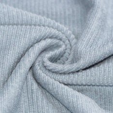 Rib Loop Terry Jersey Stof Staalblauw Rib Loop Terry Jersey Stof Staalblauw