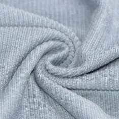 Rib Loop Terry Jersey Stof Staalblauw Rib Loop Terry Jersey Stof Staalblauw