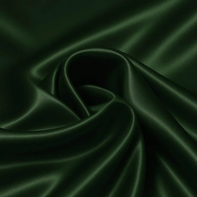 Stretch Satin Fabric Army Green Stretch Satin Fabric Army Green - (Fashion Fabrics)