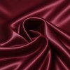 Stretch Satin Stoff Bordeaux