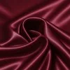 Stretch Satin Fabric Bordeaux