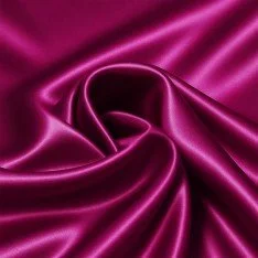 Stretch Satin Fabric Cardinal Pink