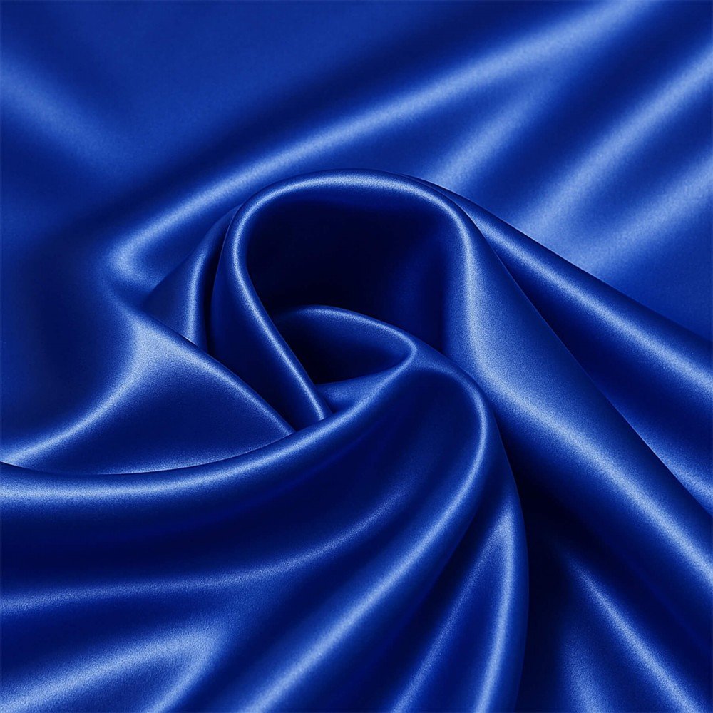 Stretch Satin Fabric Cobalt Stretch Satin Fabric Cobalt