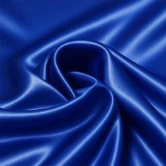 Stretch Satin Fabric Cobalt