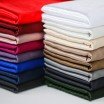 Stretch Satinstof Sort - (Fashion Stoffer)