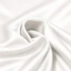 Stretch Satin Fabric Ecru