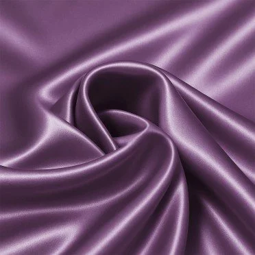 Stretch Satijn Stof Mauve - (Modestoffen)