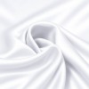 Stretch Satin Stoff Weiß