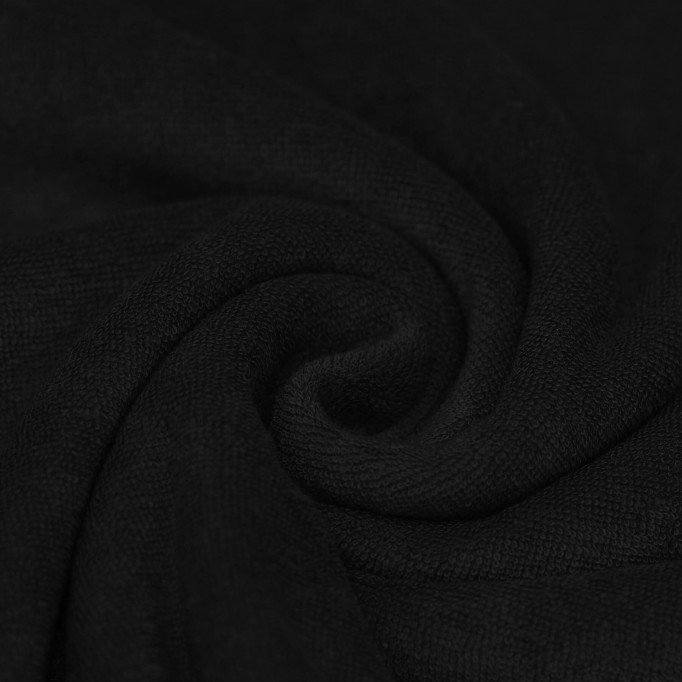 Stretch Toweling Fabric Black - (Stretch Toweling Fabric)