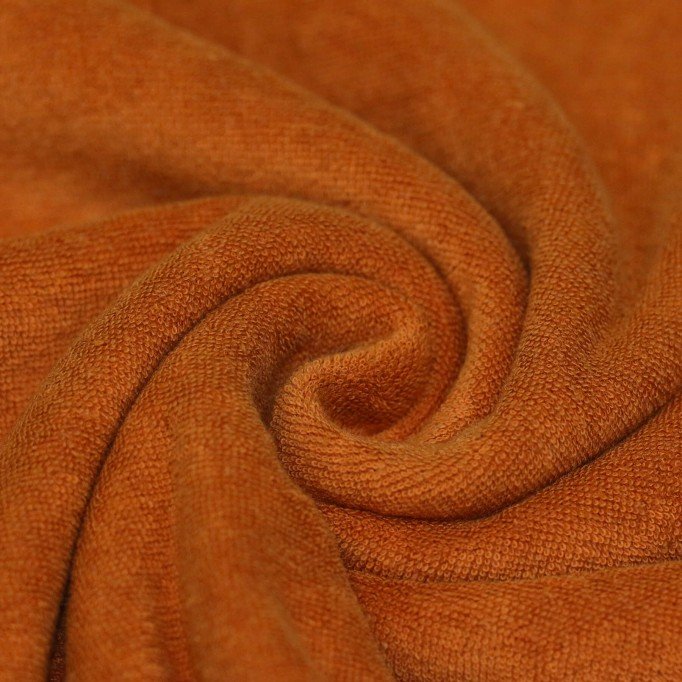 Stretch Toweling Fabric Cognac - (Stretch Toweling Fabric)