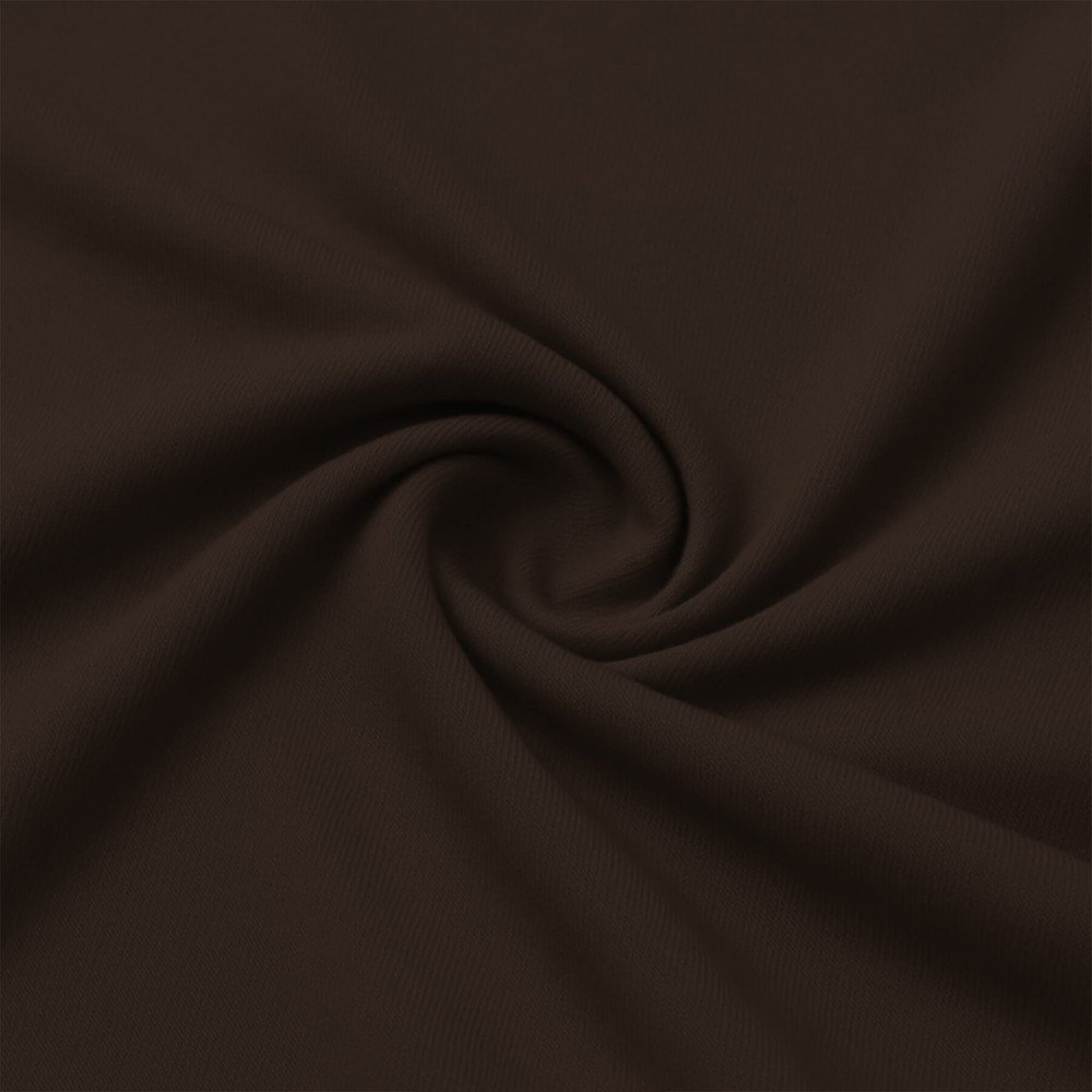 Bambusjersey Stof Chokolade Brun