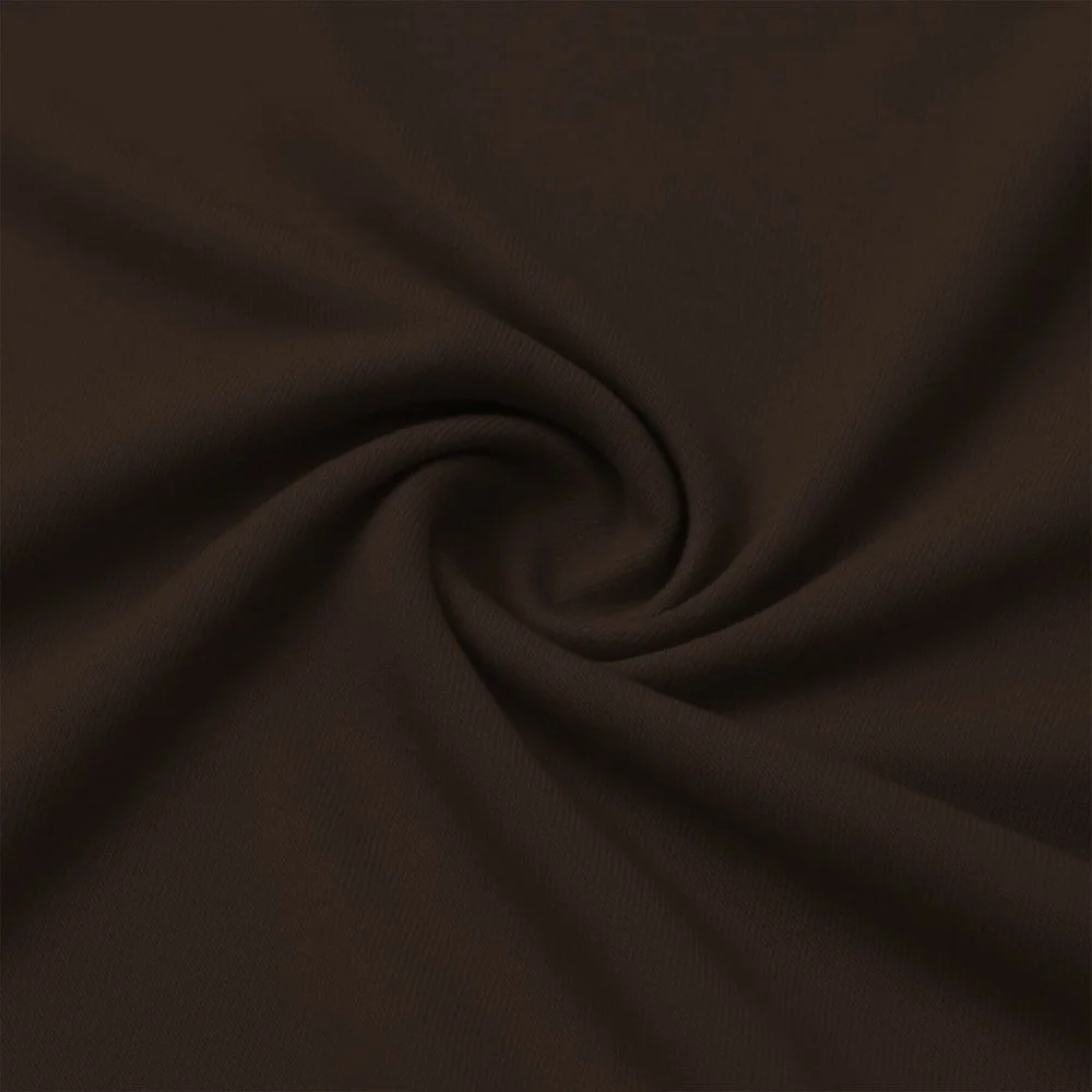 Bamboe Jersey Stof Chocolade Bruin
