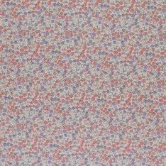 Rippstrick Jersey Stoff - Hübsche Blume Lehm Rosa