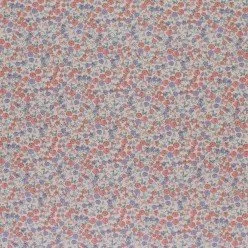 Rib Knit Jersey Fabric - Pretty Flower Clay Pink Rib Knit Jersey Fabric - Pretty Flower Clay Pink