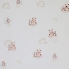 Jersey Cotton Fabric Digital Print - Stuffed Animals Jersey Cotton Fabric Digital Print - Stuffed Animals