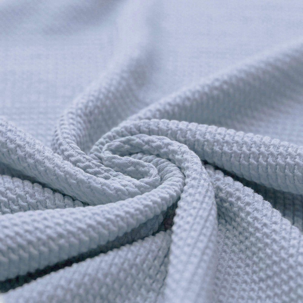 Mini Cable Jersey Fabric Steel Blue Mini Cable Jersey Fabric Steel Blue - (Jersey Fabrics)