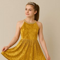 Panne Velvet Fabric Gold Panne Velvet Fabric Gold