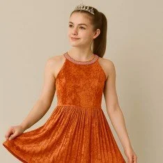 Velour De Panne Stof Roest Oranje Velour De Panne Stof Roest Oranje