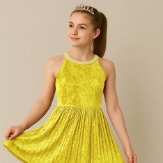 Panne Velvet Fabric Yellow Panne Velvet Fabric Yellow