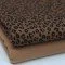 Rib Knit Jersey Fabric Printed - Leopard Print Brown - (Jersey Fabrics)