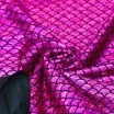 Tessuto Olografico Lycra (Scaglie Di Sirena) Fucsia - (Tessuti Di Danza)
