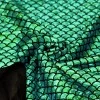 Hologram Lycra Stof (Zeemeermin Schubben) Groen