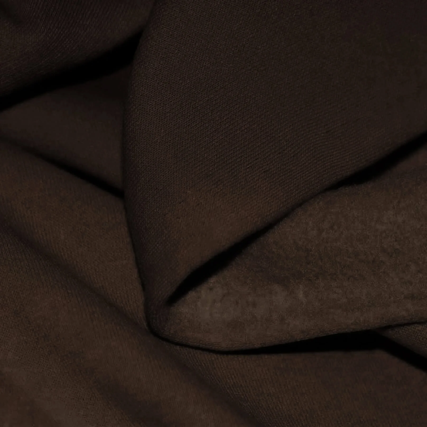 Joggingstof Chocolade Bruin