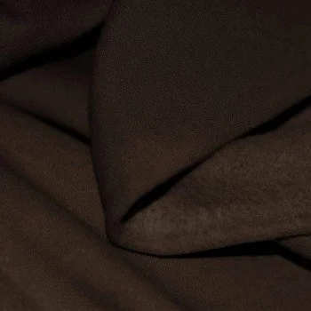 Tissu Sweat Molleton Brun Chocolat Tissu Sweat Molleton Brun Chocolat