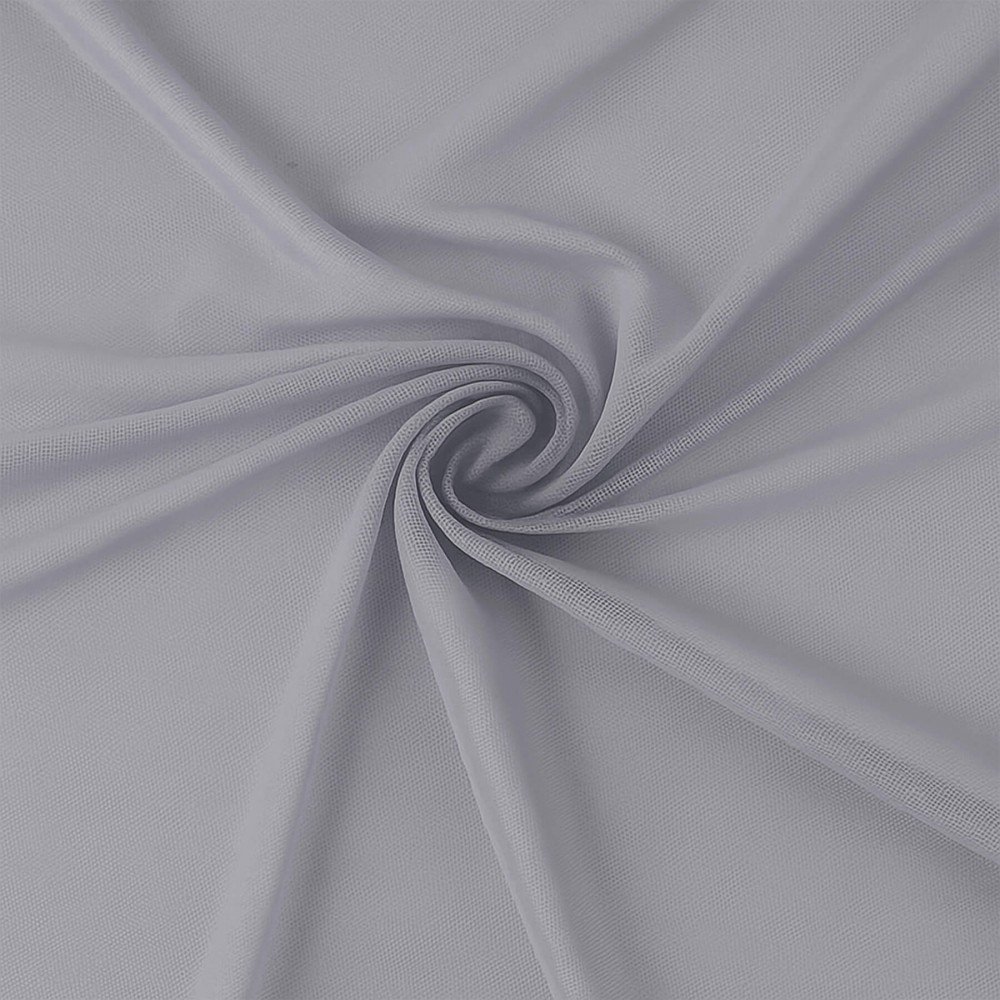 Tessuto Mesh Bielastico Grigio