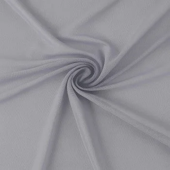 Mesh Stoff Stretch Grau 