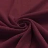 Rib Jersey Stof Bordeaux