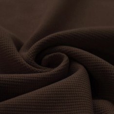 Waffle Knit Jersey Fabric Chocolate Brown Waffle Knit Jersey Fabric Chocolate Brown