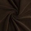 Corduroy Stretch Fabric 6 Wales Chocolate Brown