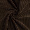 Tissu Velours Côtelé Stretch 6 Wales Brun Chocolat - (Tissus De Mode)
