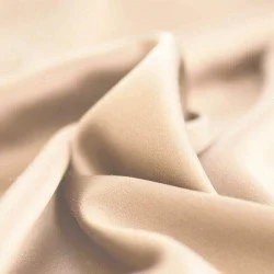 Stretch Satijn Stof Deluxe Licht Beige