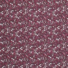 Bomuldjersey Digital Print - Smuk Blomst Bordeaux