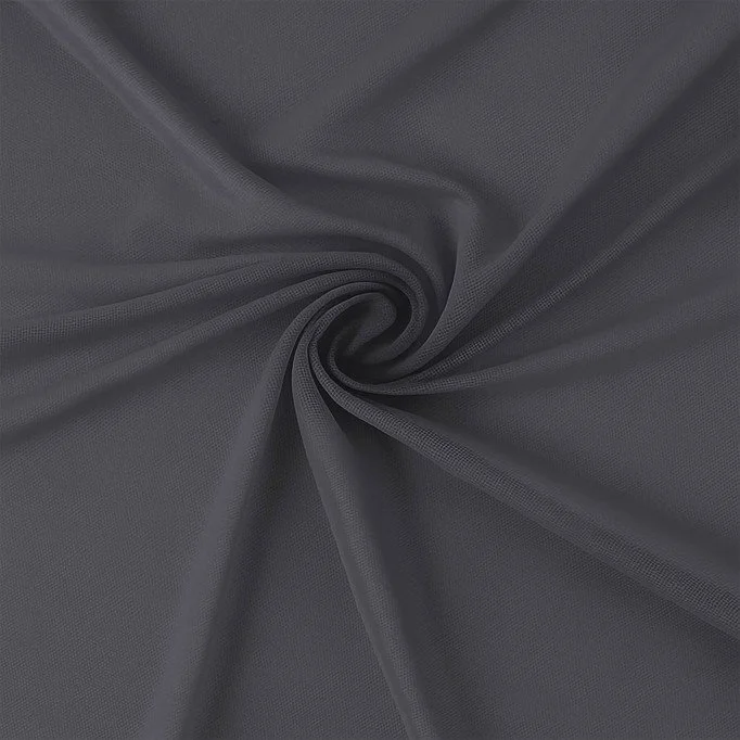 Tissu Mesh Stretch Gris Foncé - (Tissu Mesh Stretch)