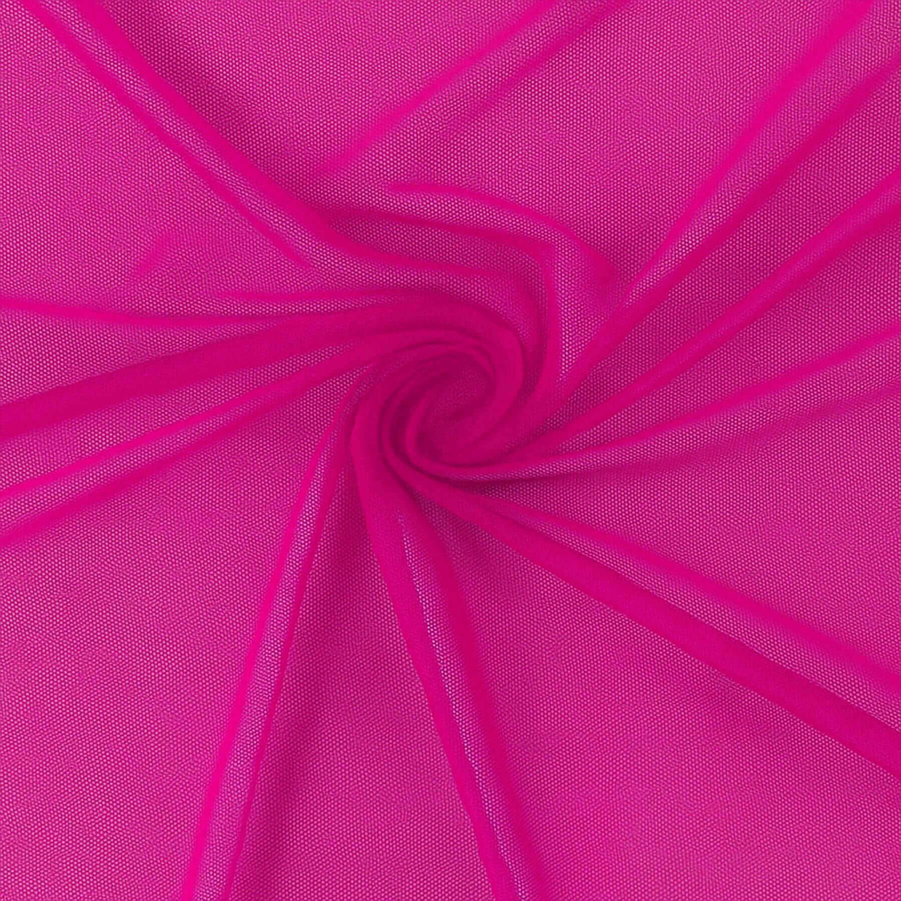 Mesh Stof Stretch Fuchsia