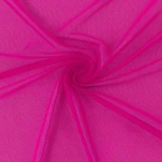 Tissu Mesh Stretch Fuchsia