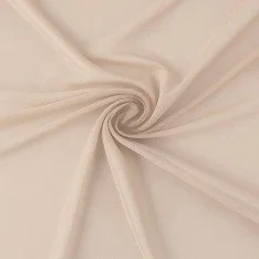 Mesh Tessuto a Rete Elastico Beige Chiaro