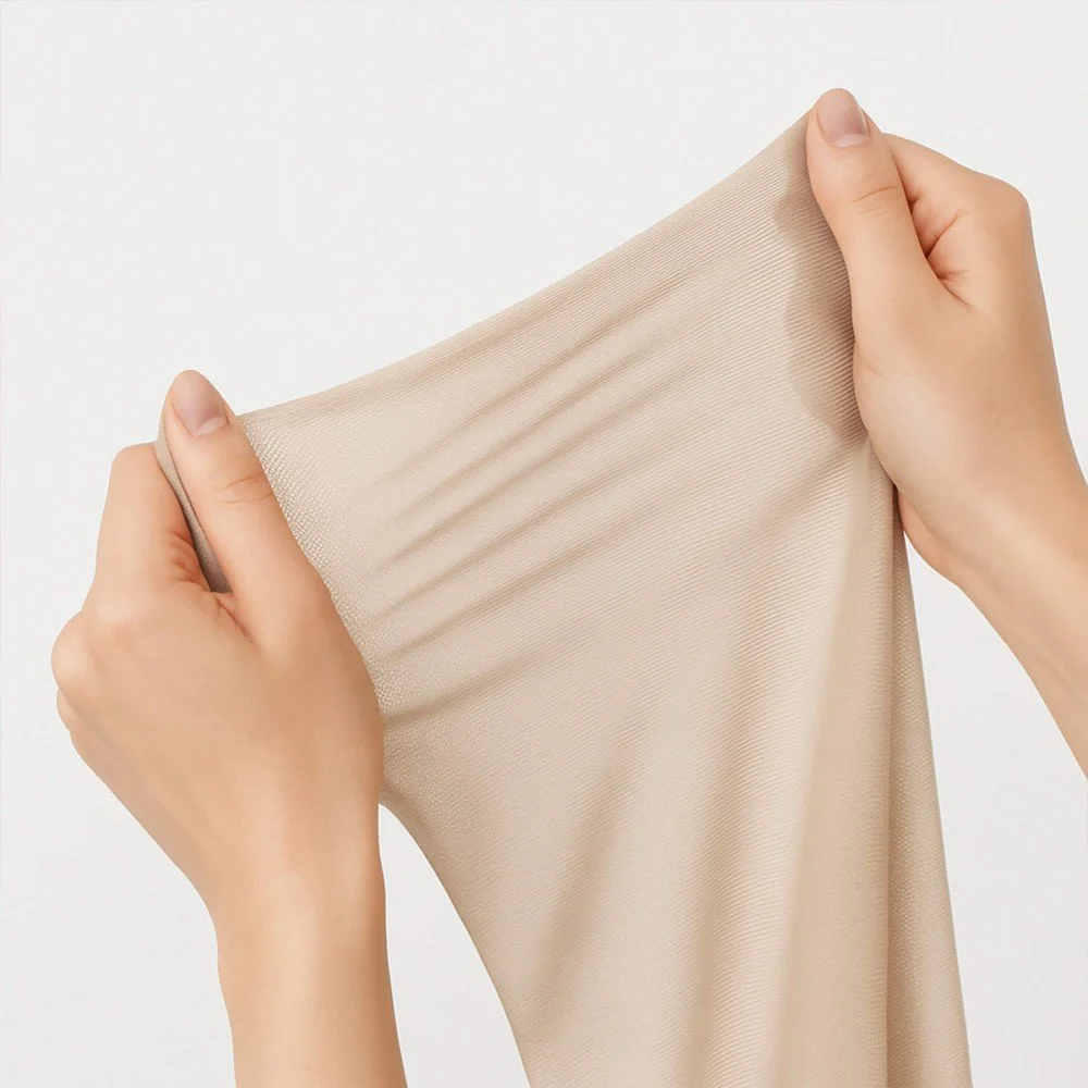 Mesh Fabric Stretch Light Beige Mesh Fabric Stretch Light Beige