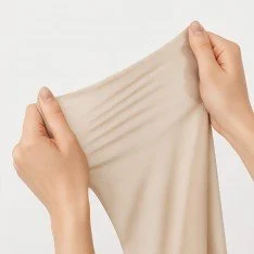 Tessuto Mesh Bielastico Beige Chiaro Tessuto Mesh Bielastico Beige Chiaro
