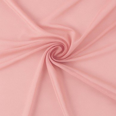 Mesh Stoff Stretch Nude Rosa