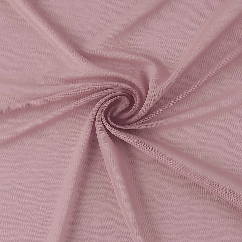 Mesh Stof Stretch Oud Roze Mesh Stof Stretch Oud Roze