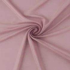 Mesh Tessuto a Rete Elastico Rosa Antico