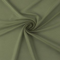 Tissu Mesh Stretch Vert Olive