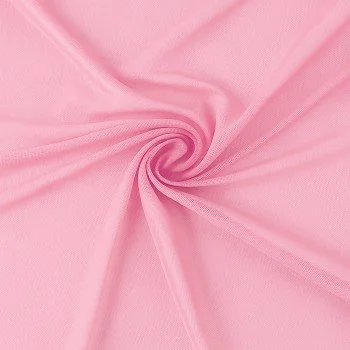 Mesh Stoff Stretch Rosa