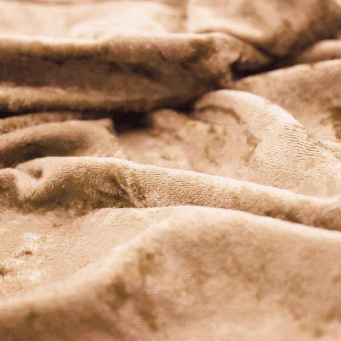 Panne Velvet Fabric Camel - (Panne Velvet Fabric)